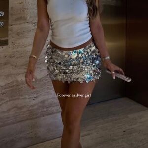 Sequin skirt